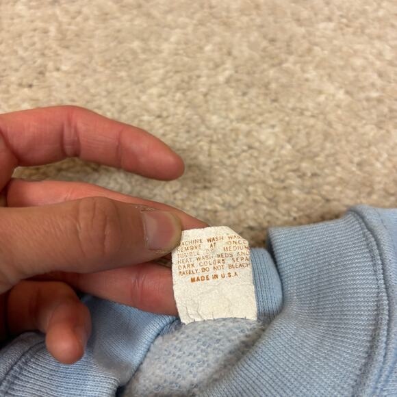 Vintage 70s Mayo Spruce Raglan Short Sleeve Sweatshirt Pullover Top Men's L - Picture 5 of 10